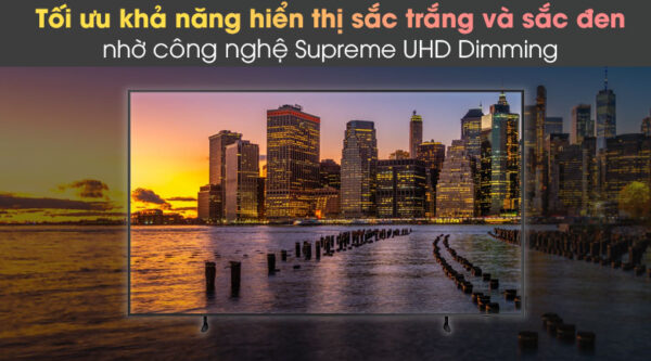 Quantum HDR và Supreme UHD Dimming - Smart Tivi The Frame QLED Samsung 4K 50 inch QA50LS03A