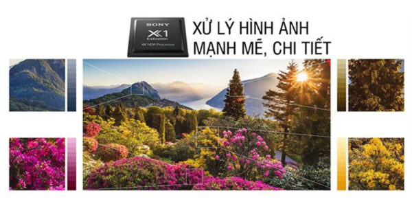 Chíp xử lý hình ảnh mạnh mẽ trên Sony KD-55X9000F
