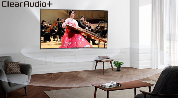 Smart Tivi Sony 4K 49 inch KD-49X7000F Công nghệ âm thanh clear audio+